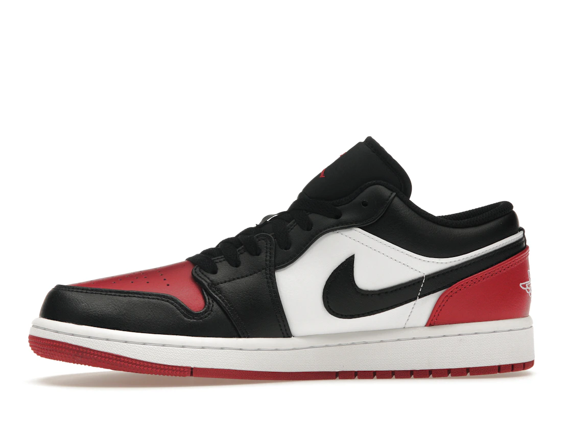 Vue 18 de Jordan 1 Low Bred Toe 2.0