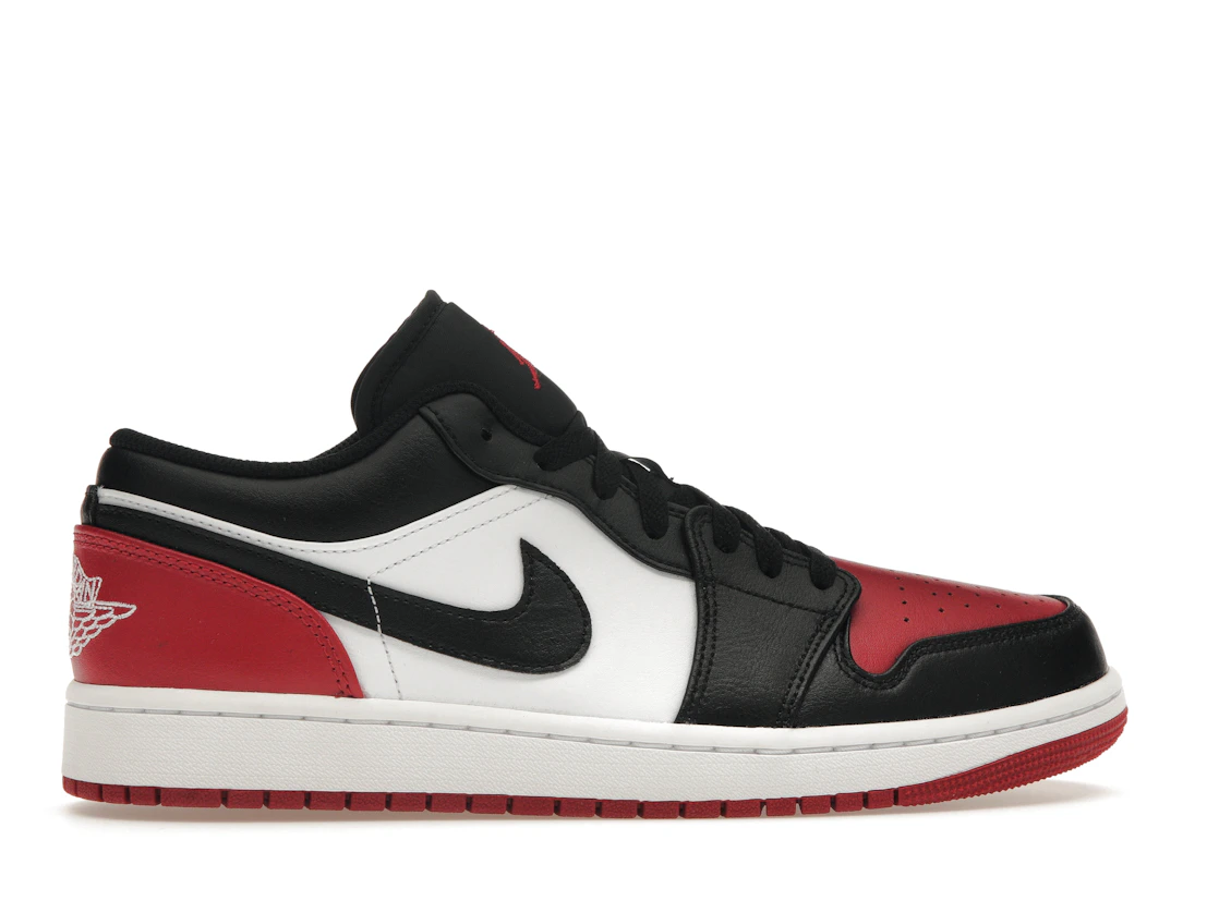 Vue 36 de Jordan 1 Low Bred Toe 2.0