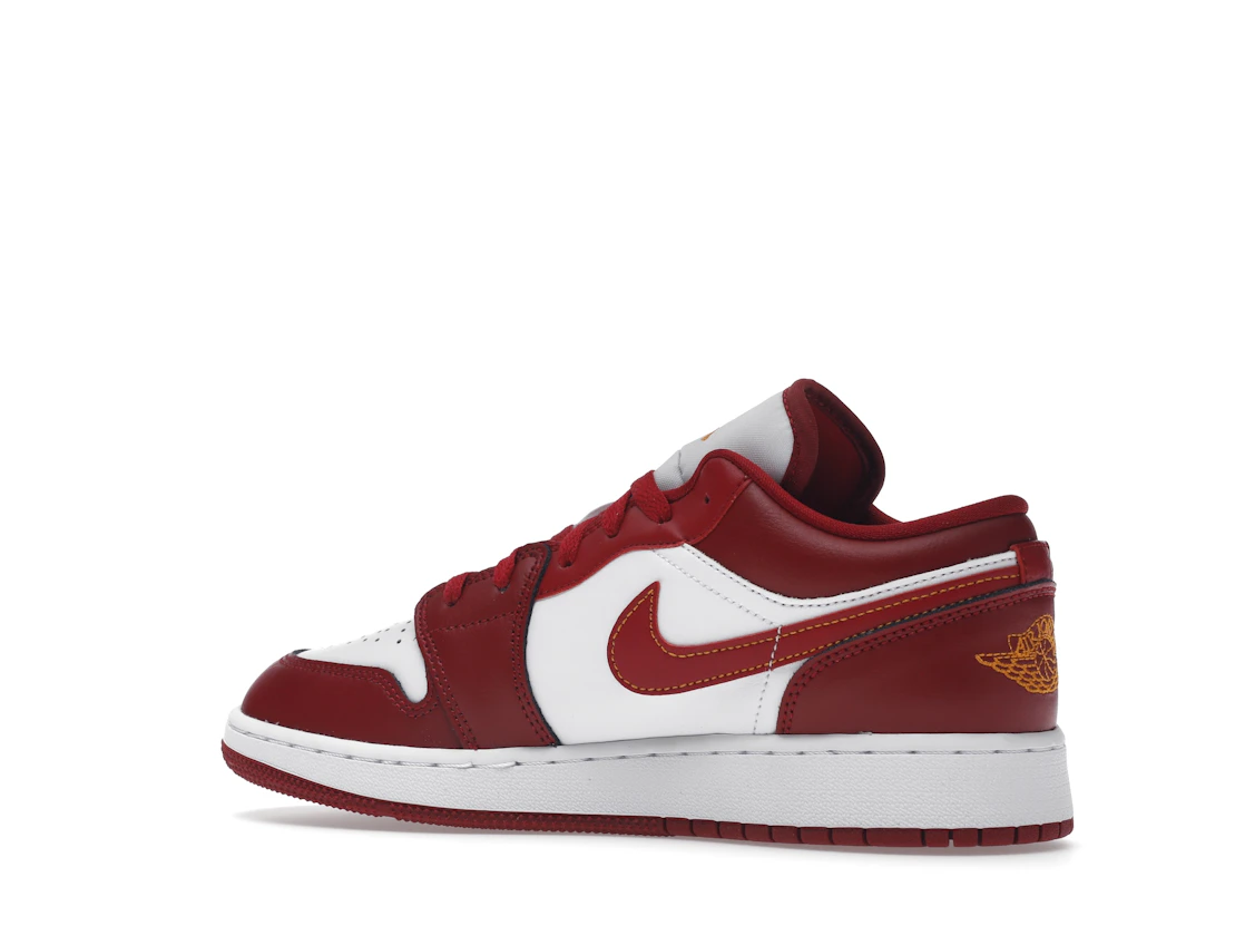 Vue 22 de Jordan 1 Low Cardinal Red (GS)