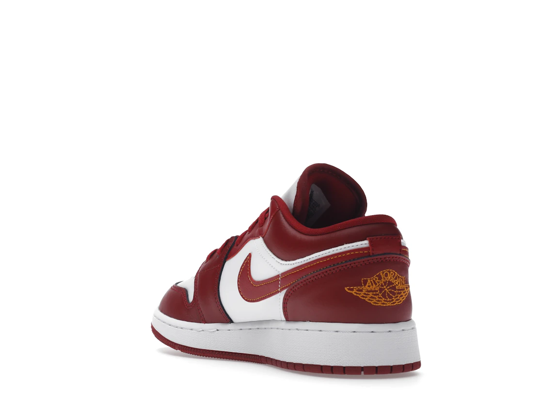 Vue 25 de Jordan 1 Low Cardinal Red (GS)
