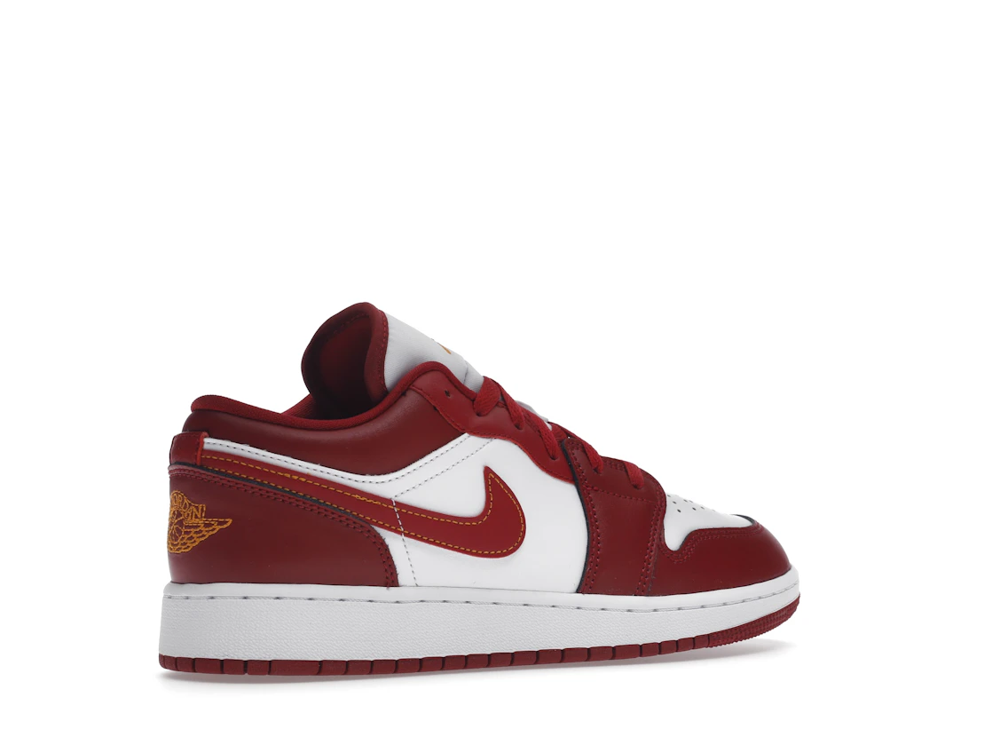 Vue 34 de Jordan 1 Low Cardinal Red (GS)