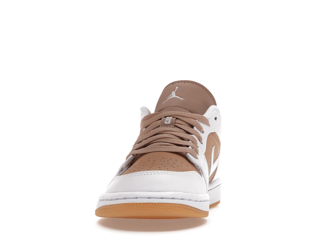 Vue 11 de Jordan 1 Low Gum White