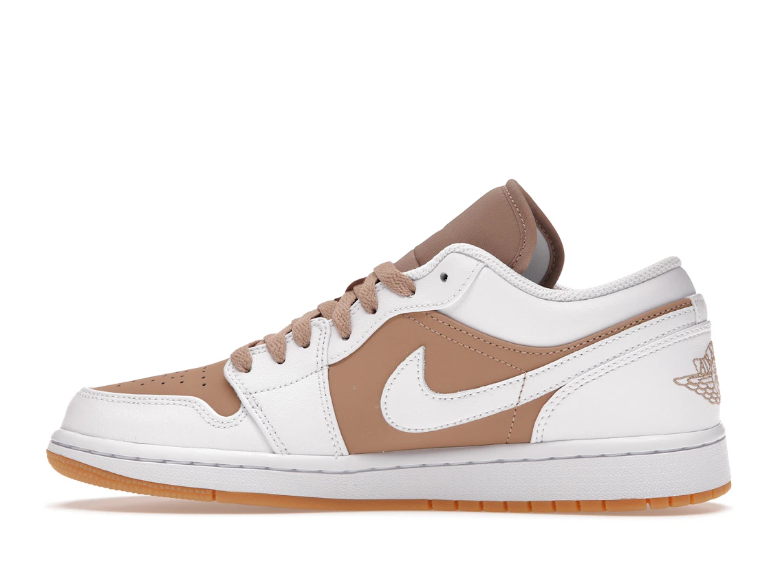 Vue 20 de Jordan 1 Low Gum White