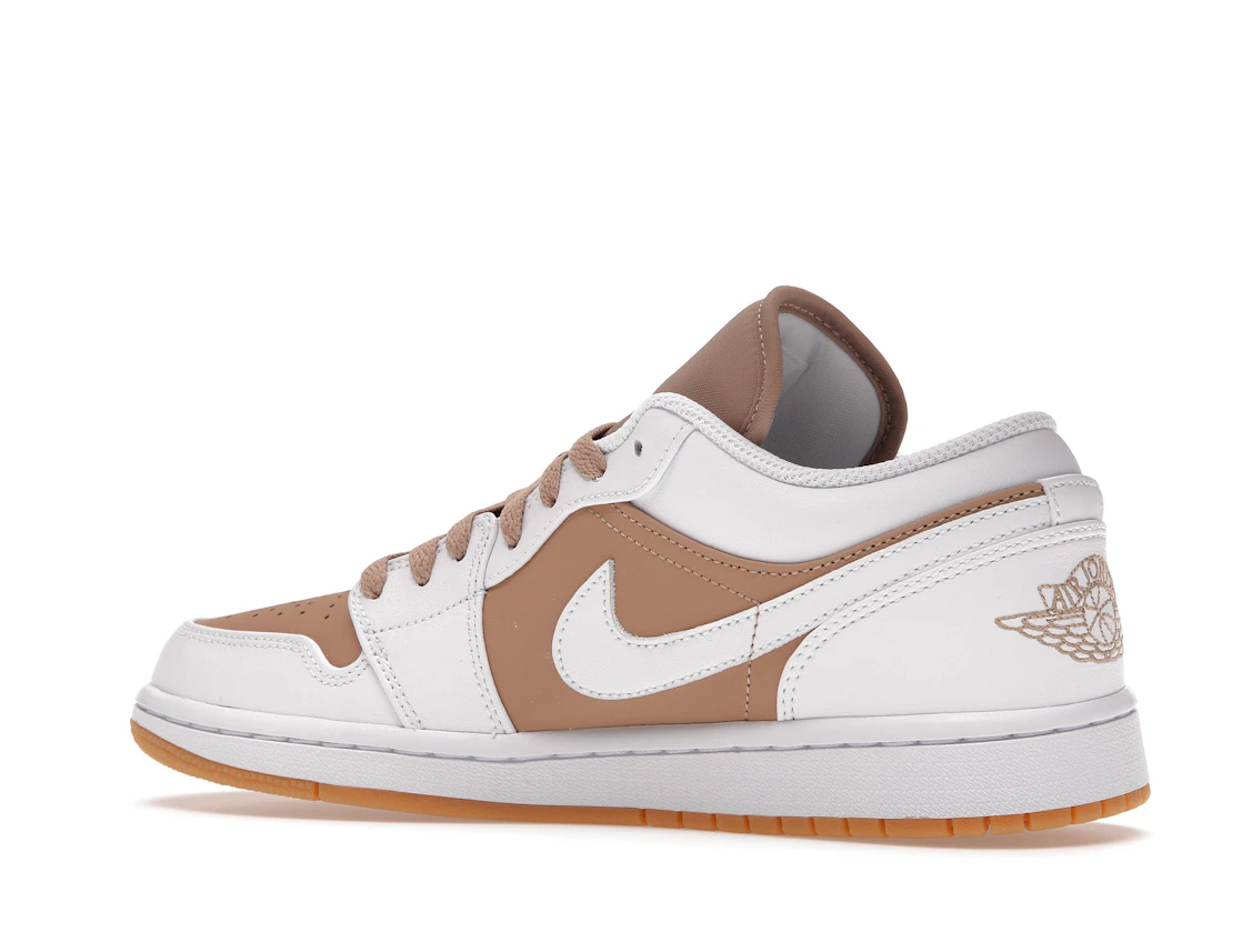 Vue 22 de Jordan 1 Low Gum White