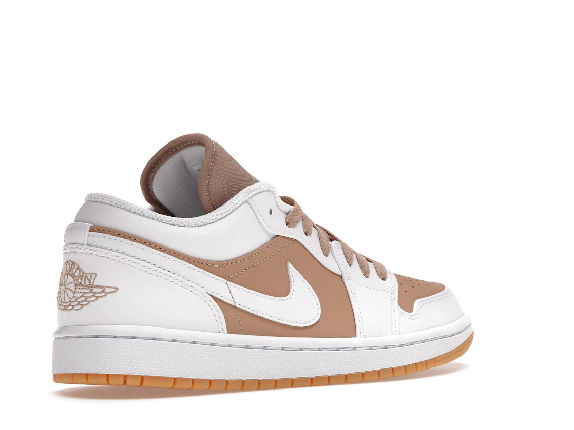 Vue 33 de Jordan 1 Low Gum White