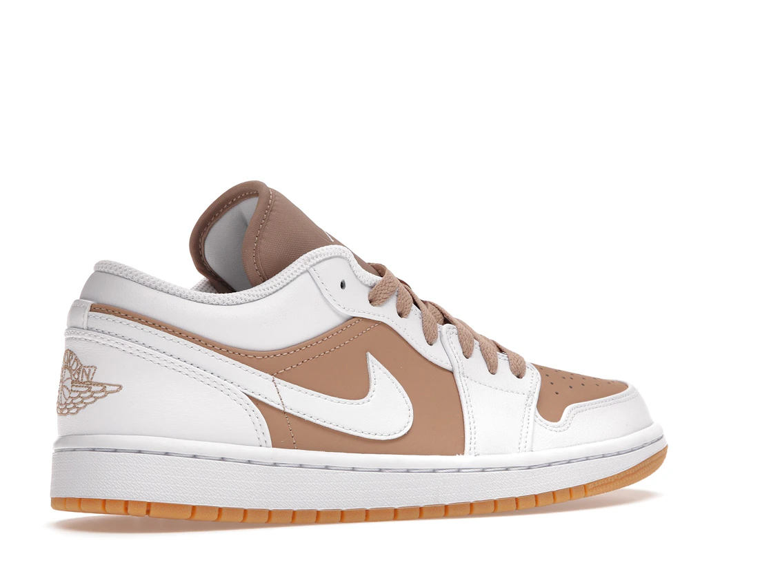 Vue 34 de Jordan 1 Low Gum White