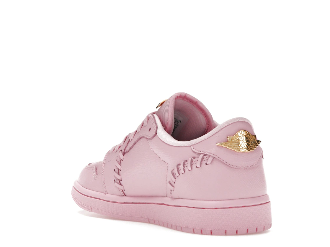 Vue 25 de Jordan 1 Low Method of Make Perfect Pink 