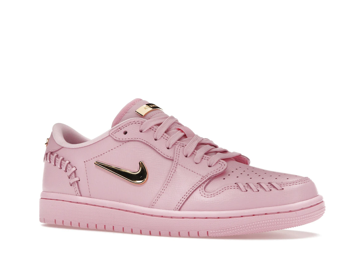 Vue 4 de Jordan 1 Low Method of Make Perfect Pink 