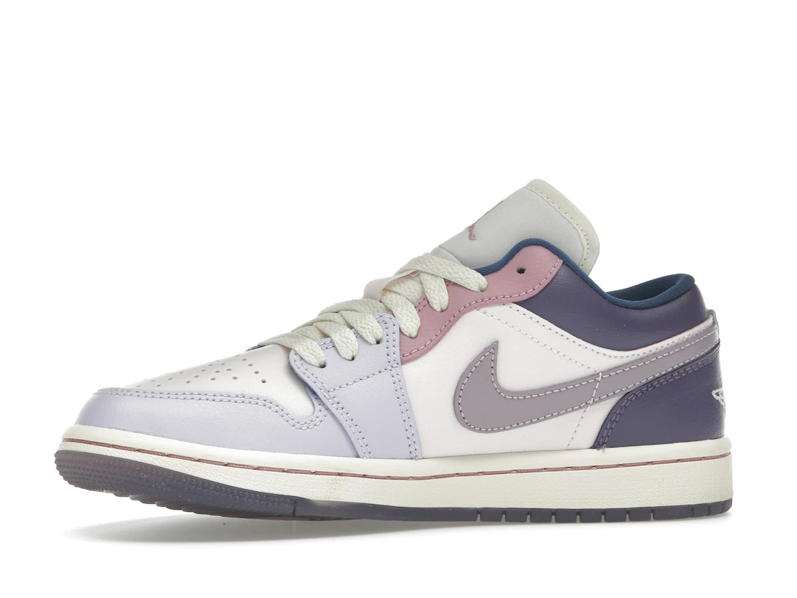 Vue 17 de Jordan 1 Low Pastel Purple 