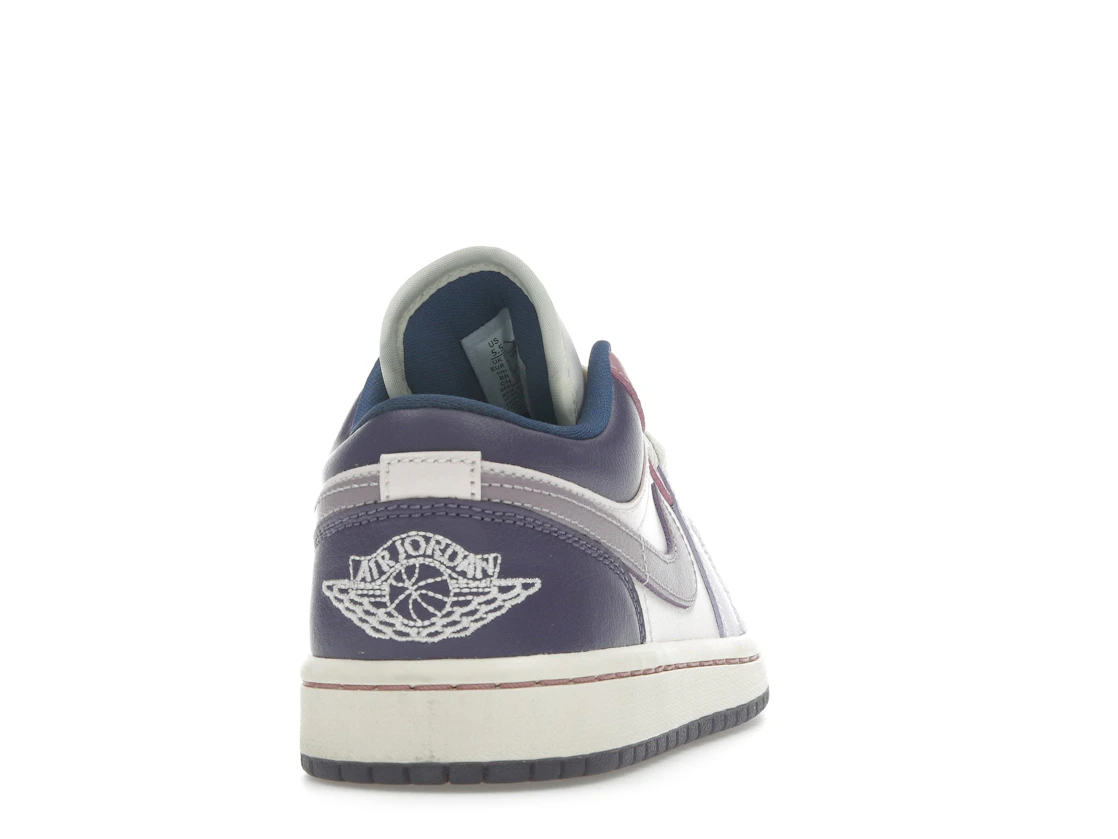 Vue 29 de Jordan 1 Low Pastel Purple 