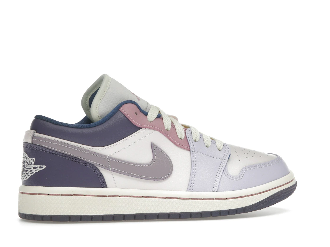 Vue 35 de Jordan 1 Low Pastel Purple 