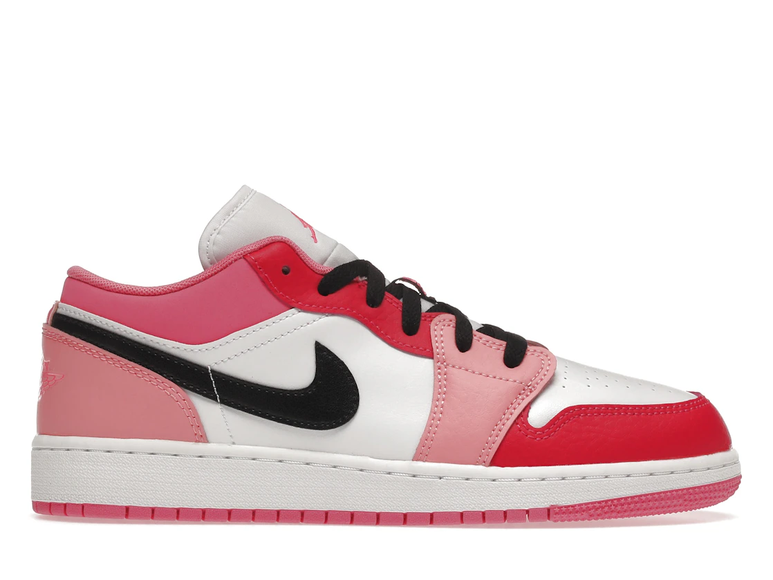 Vue 1 de Jordan 1 Low Pink Red (GS)