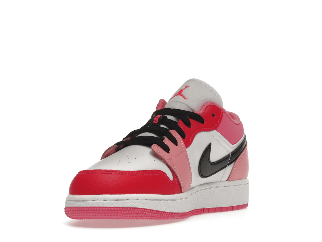 Vue 13 de Jordan 1 Low Pink Red (GS)
