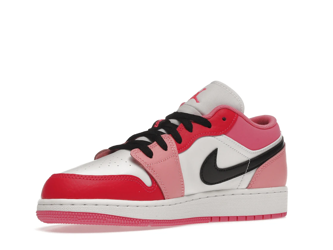 Vue 15 de Jordan 1 Low Pink Red (GS)