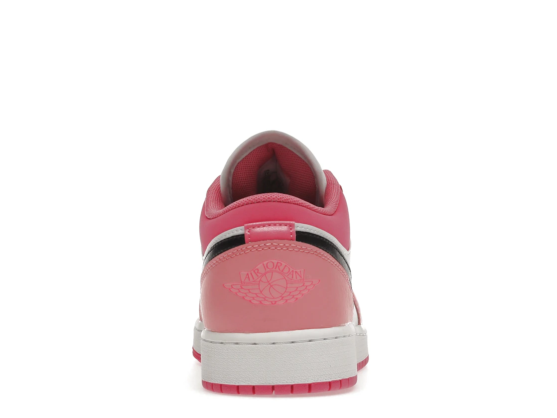 Vue 28 de Jordan 1 Low Pink Red (GS)
