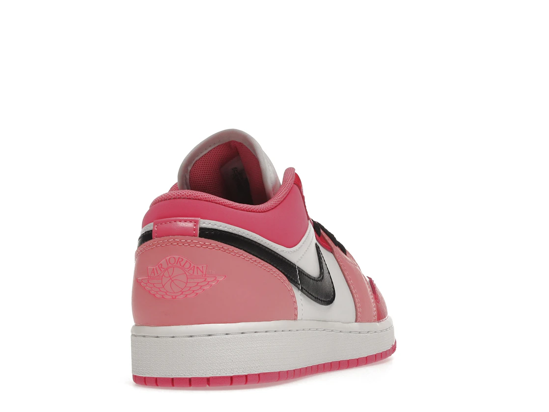 Vue 30 de Jordan 1 Low Pink Red (GS)