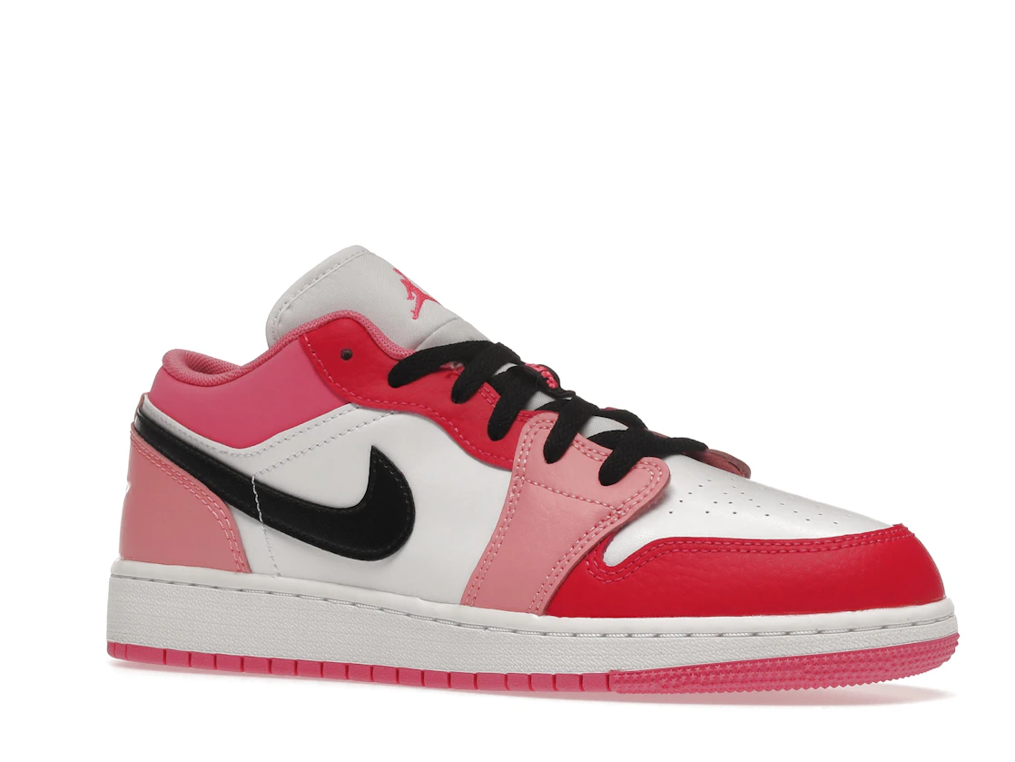 Vue 4 de Jordan 1 Low Pink Red (GS)