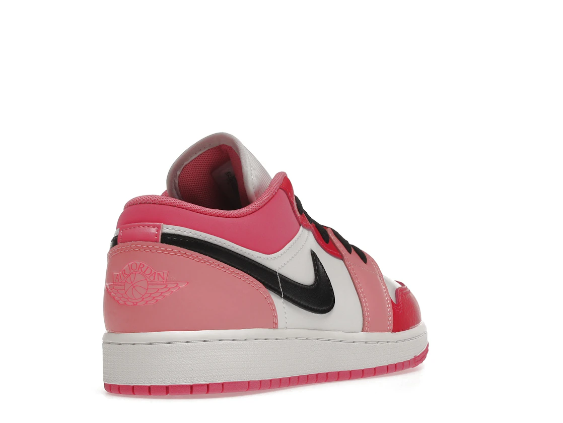 Vue 31 de Jordan 1 Low Pink Red (GS)