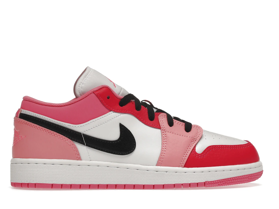 Vue 36 de Jordan 1 Low Pink Red (GS)
