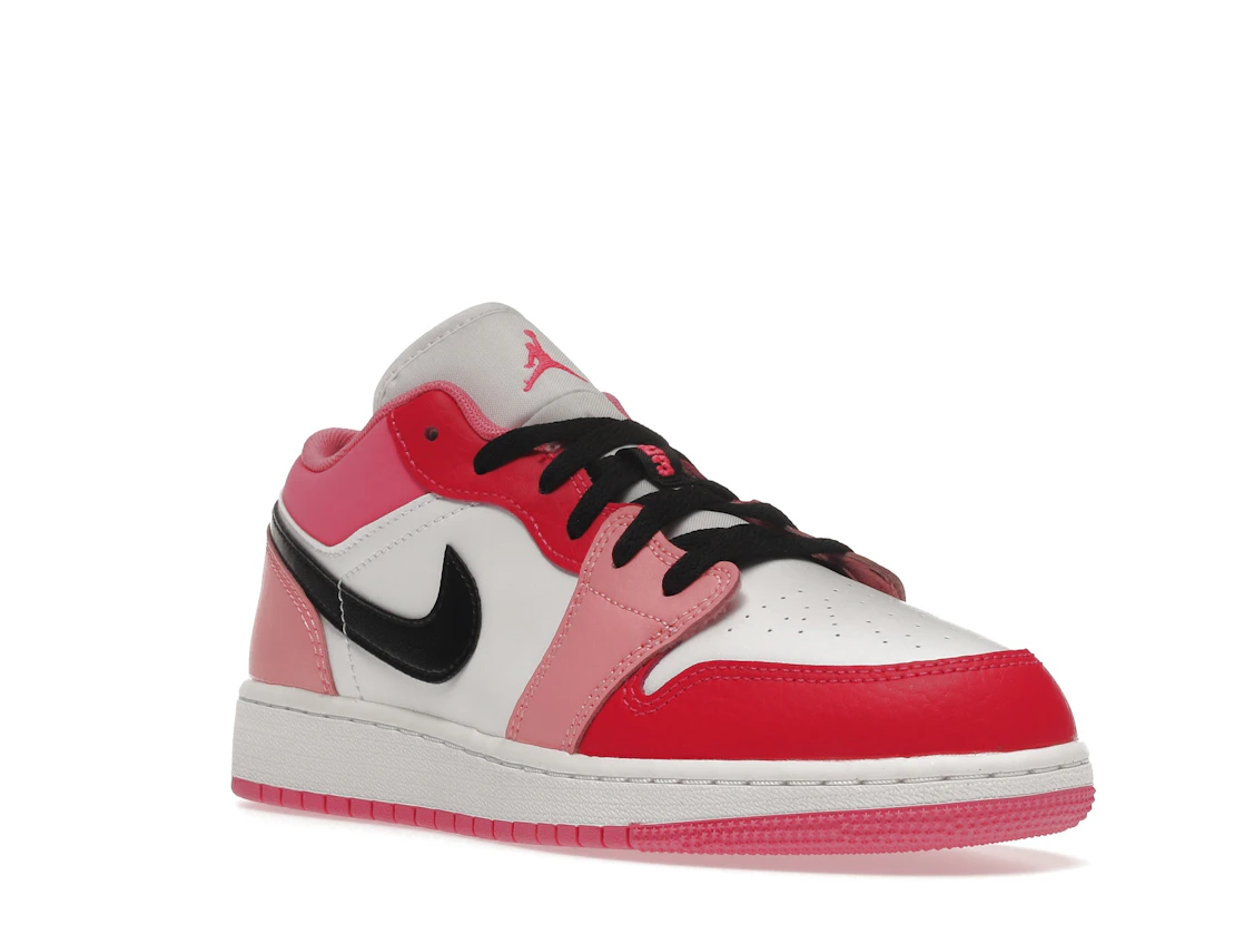 Vue 6 de Jordan 1 Low Pink Red (GS)