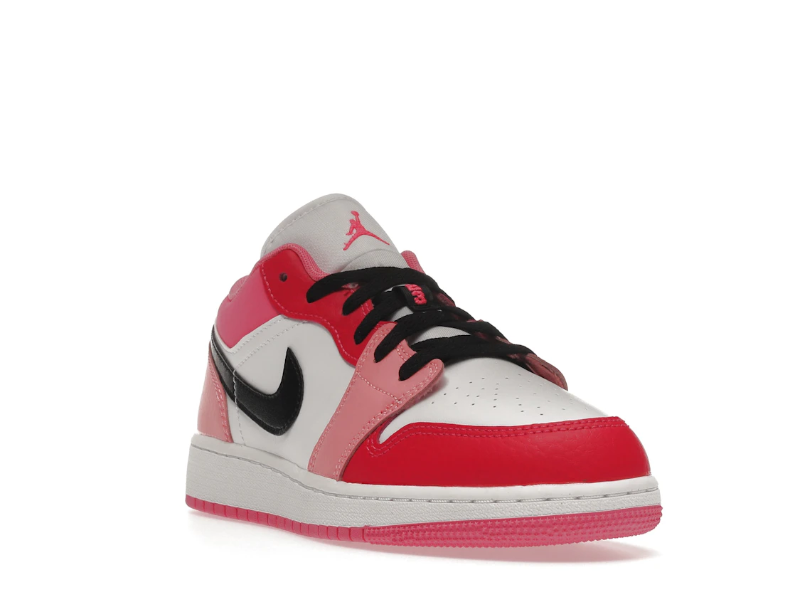 Vue 7 de Jordan 1 Low Pink Red (GS)
