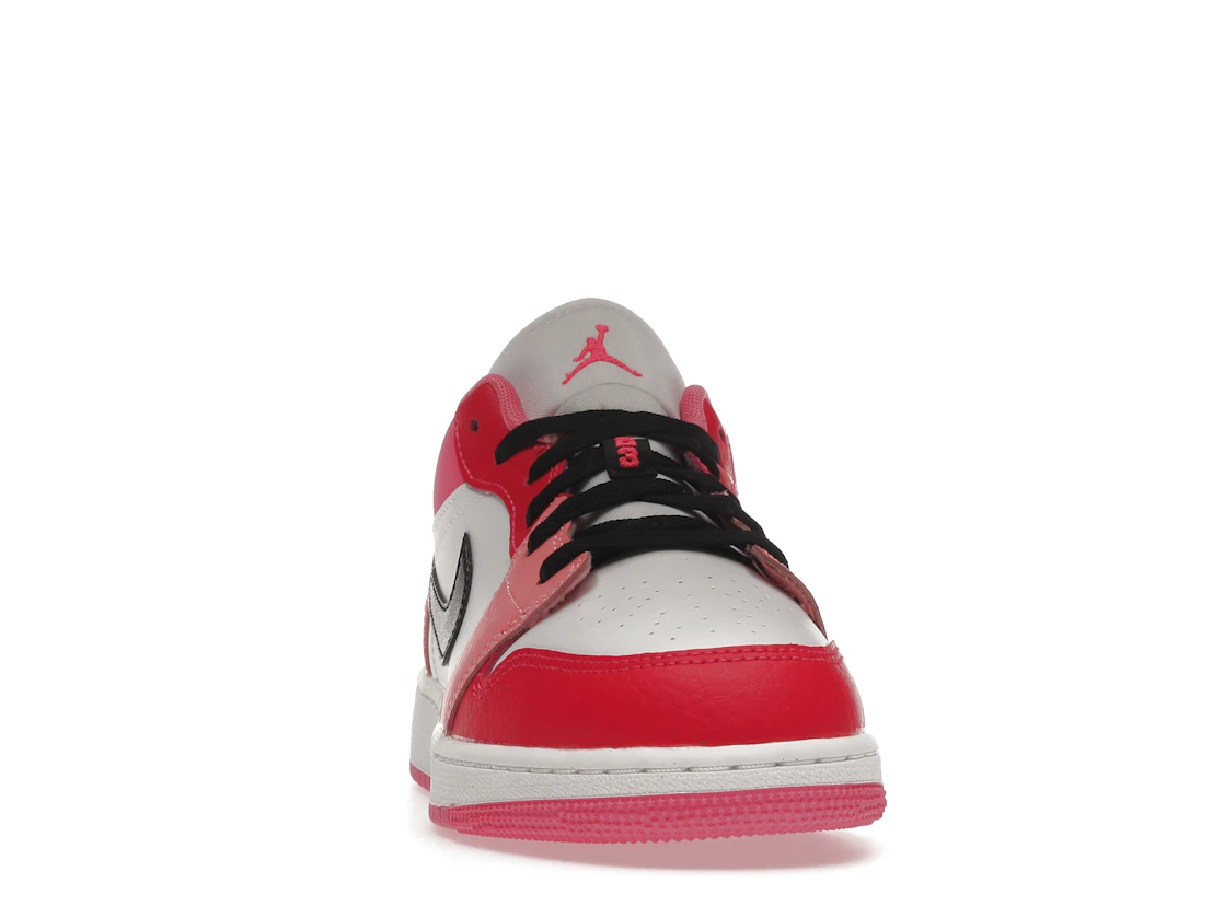 Vue 9 de Jordan 1 Low Pink Red (GS)
