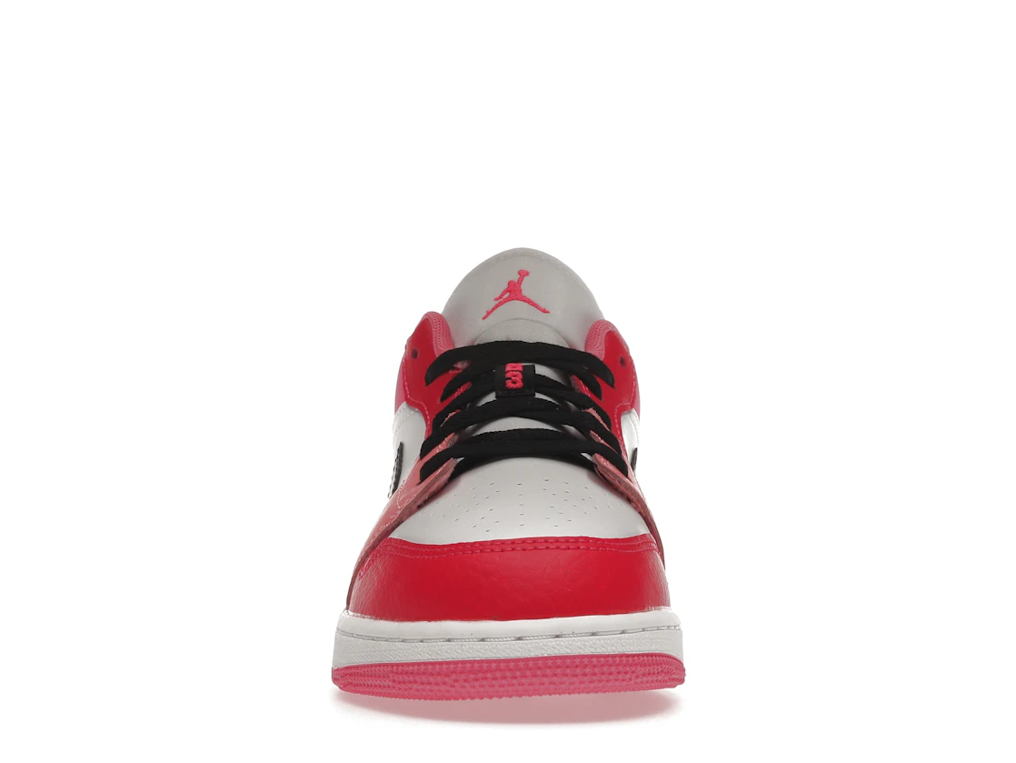 Vue 10 de Jordan 1 Low Pink Red (GS)