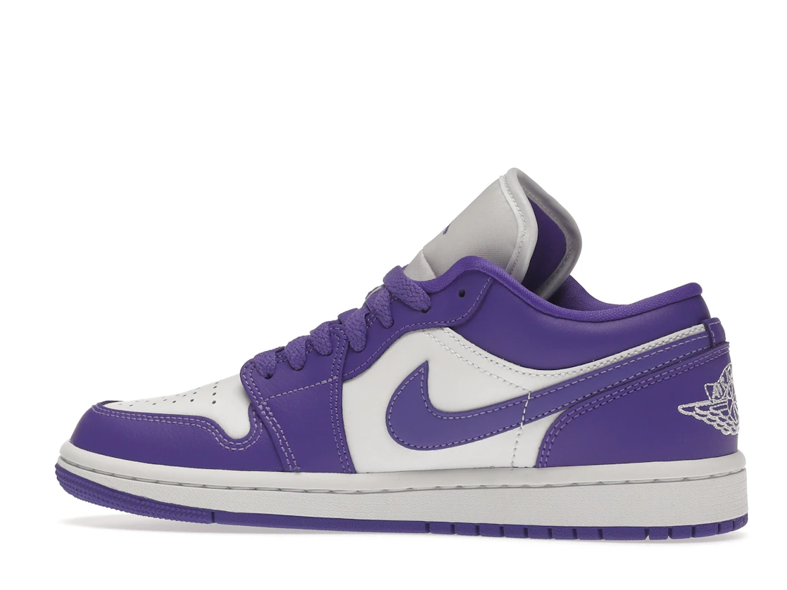 Vue 21 de Jordan 1 Low Psychic Purple 