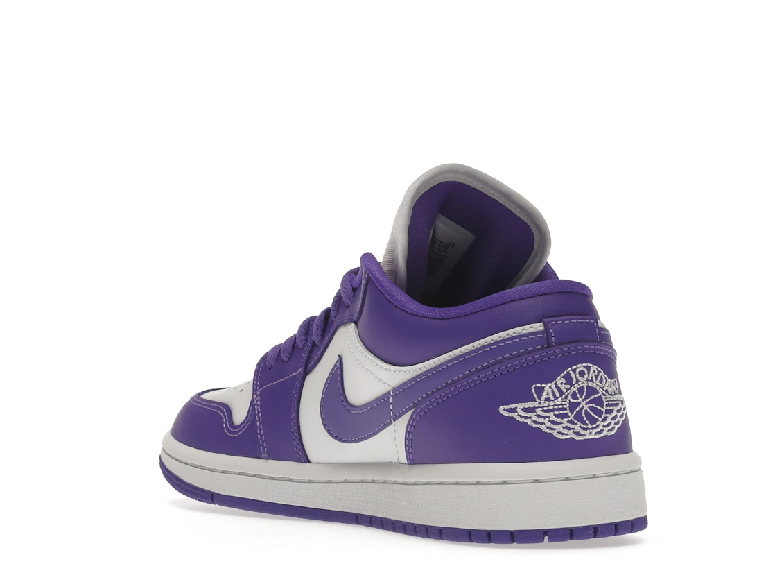 Vue 25 de Jordan 1 Low Psychic Purple 