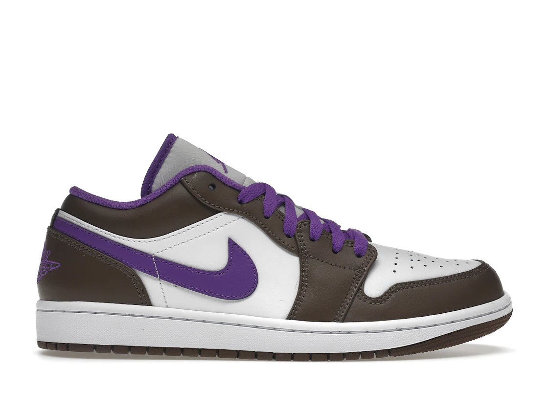 Vue 1 de Jordan 1 Low Purple Mocha