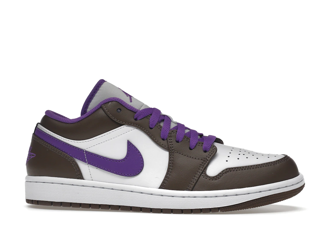 Vue 2 de Jordan 1 Low Purple Mocha