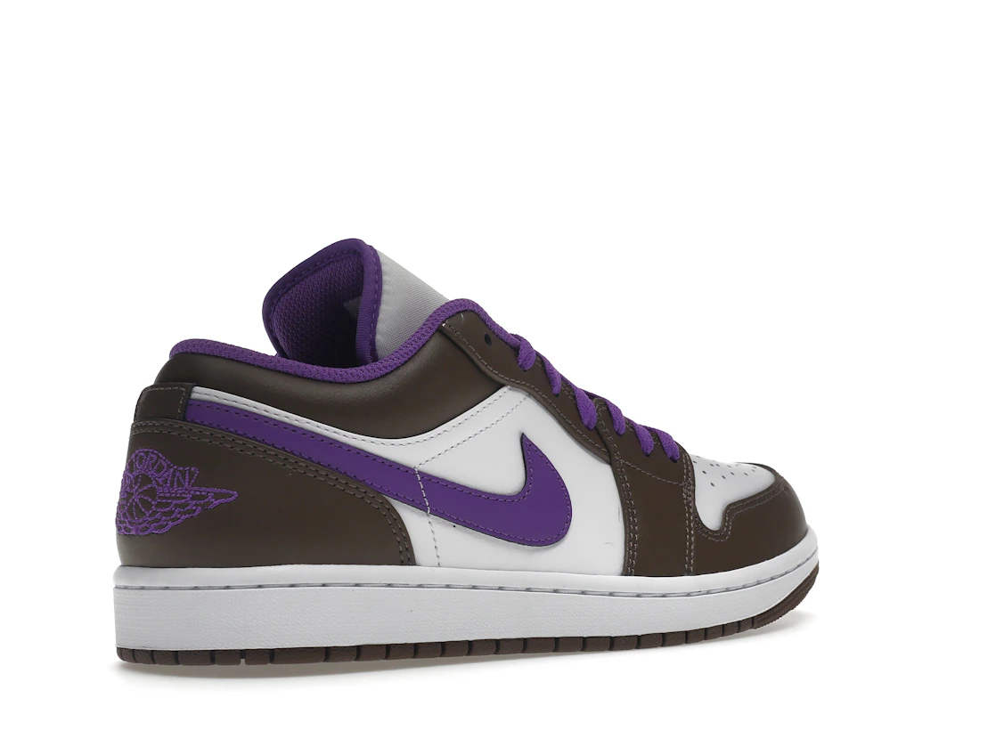 Vue 33 de Jordan 1 Low Purple Mocha