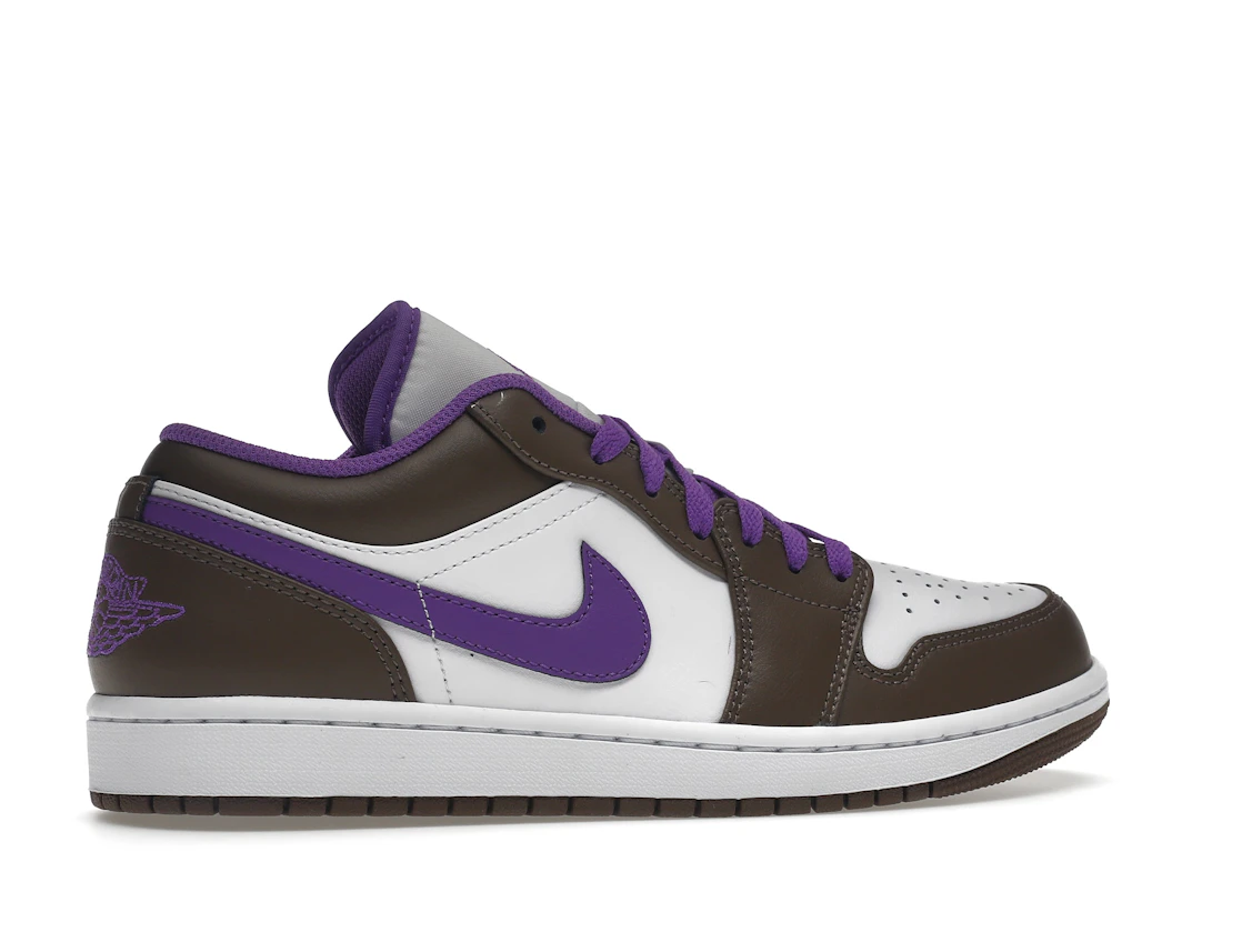 Vue 35 de Jordan 1 Low Purple Mocha
