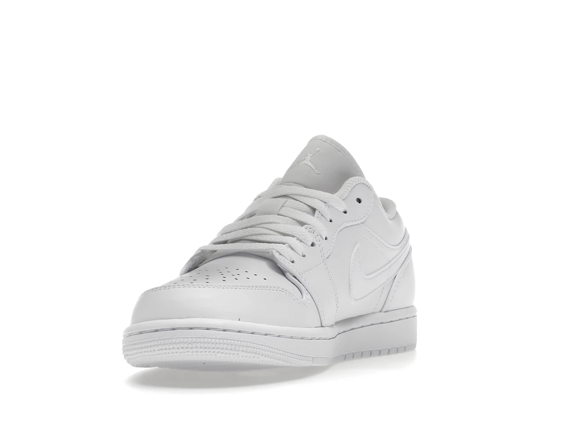 Vue 13 de Jordan 1 Low Triple White