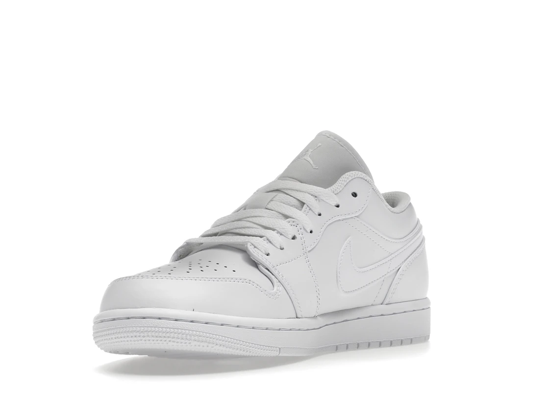 Vue 14 de Jordan 1 Low Triple White