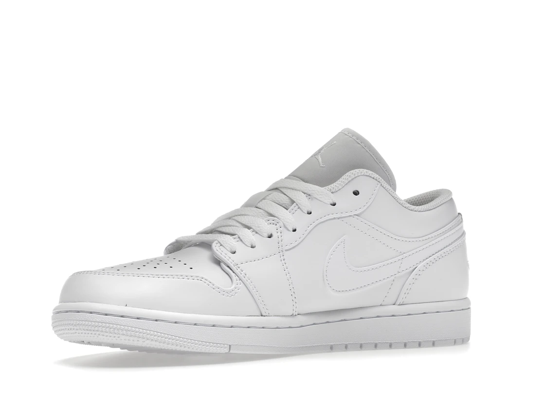 Vue 16 de Jordan 1 Low Triple White