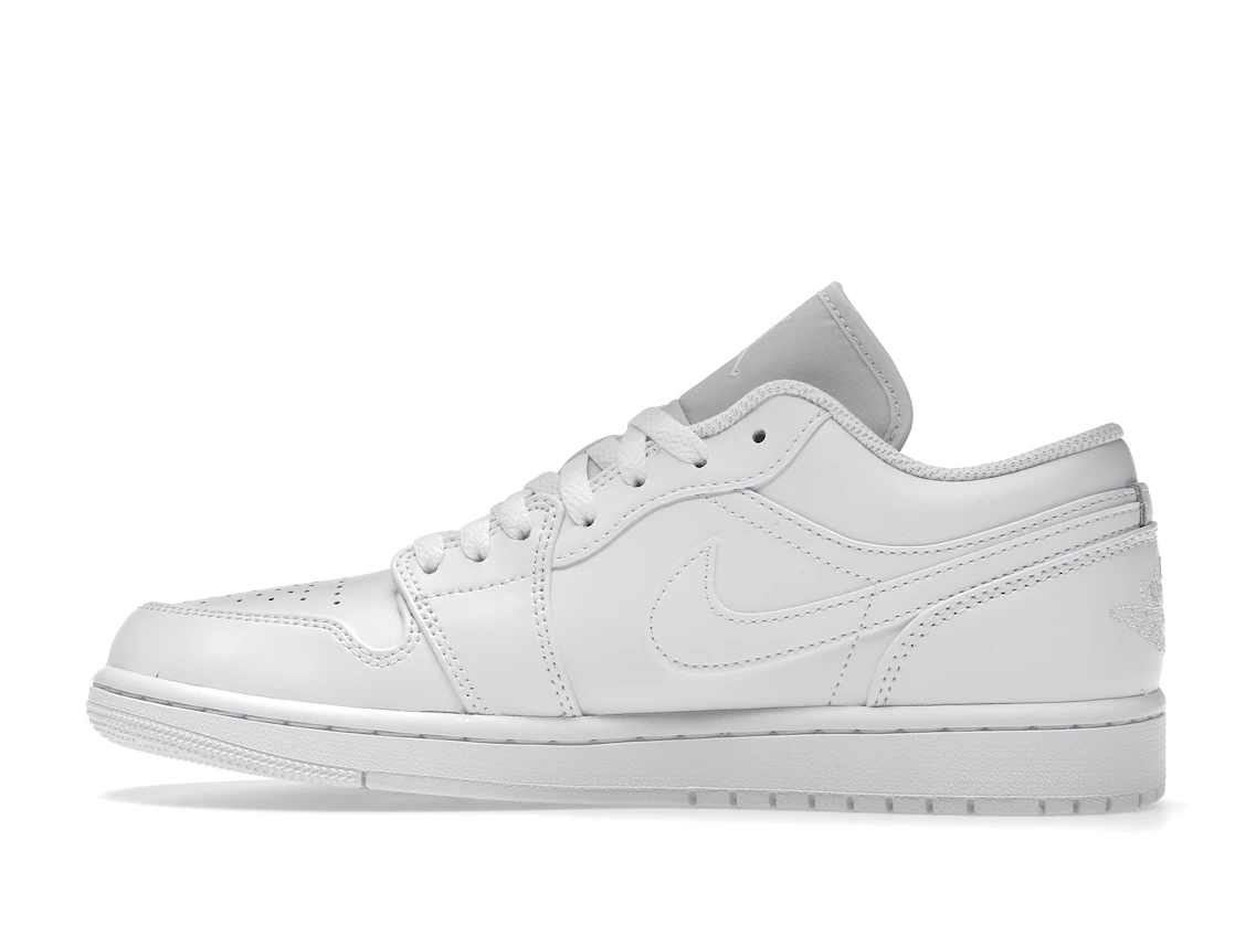 Vue 20 de Jordan 1 Low Triple White