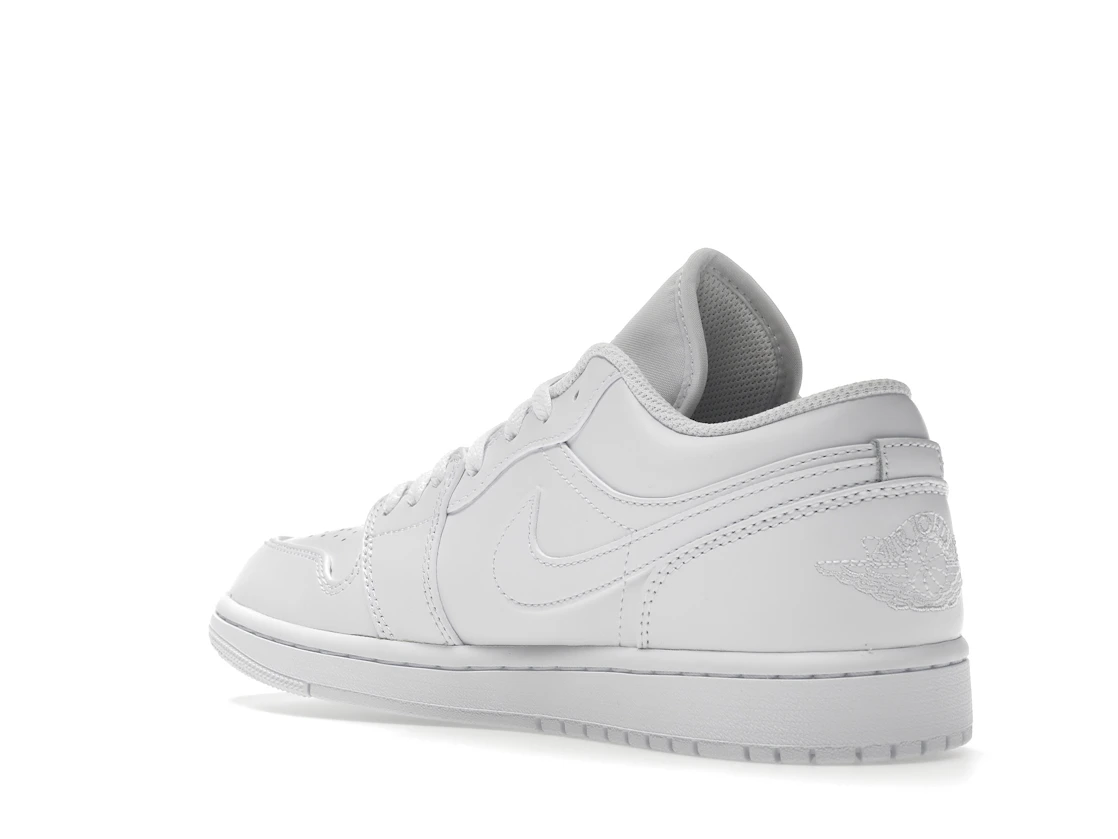 Vue 24 de Jordan 1 Low Triple White