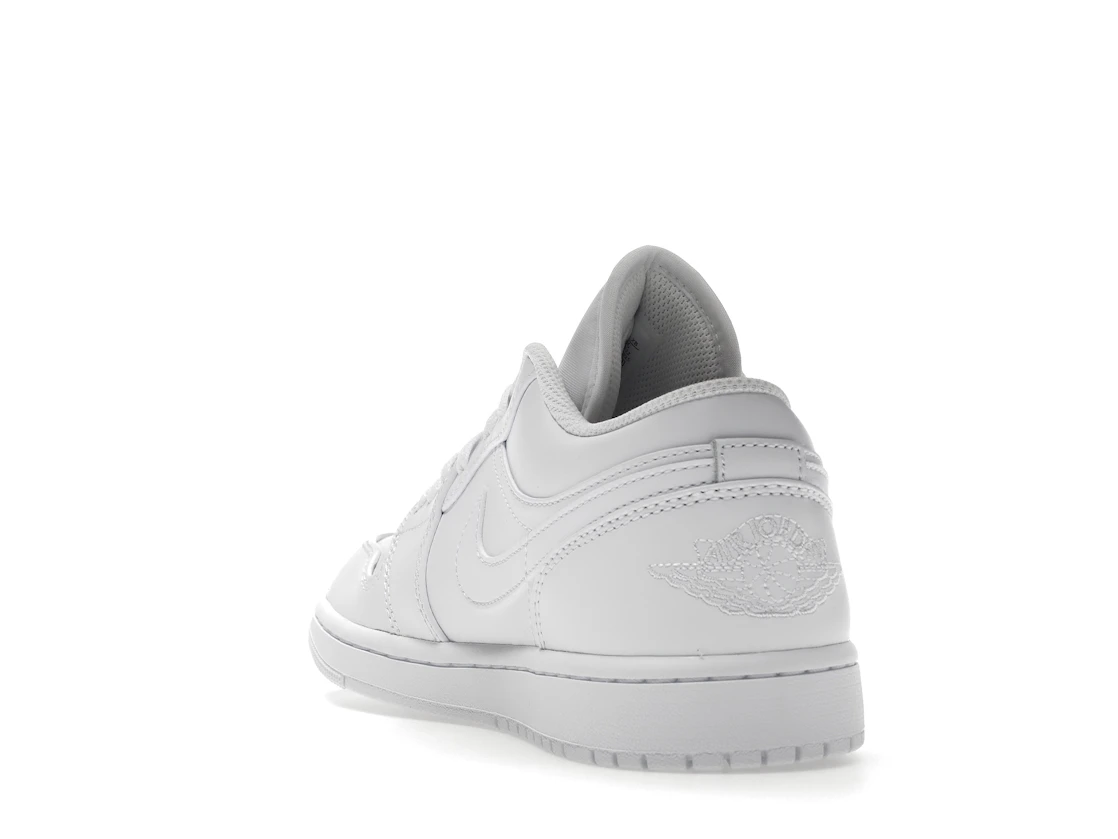 Vue 26 de Jordan 1 Low Triple White