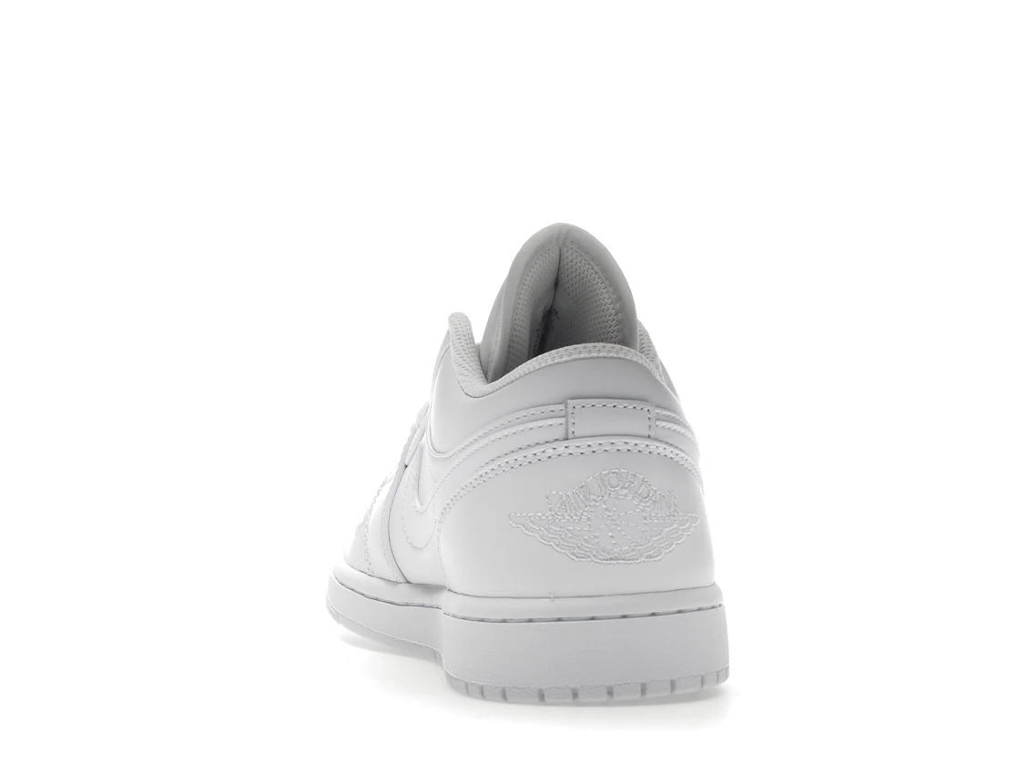 Vue 27 de Jordan 1 Low Triple White