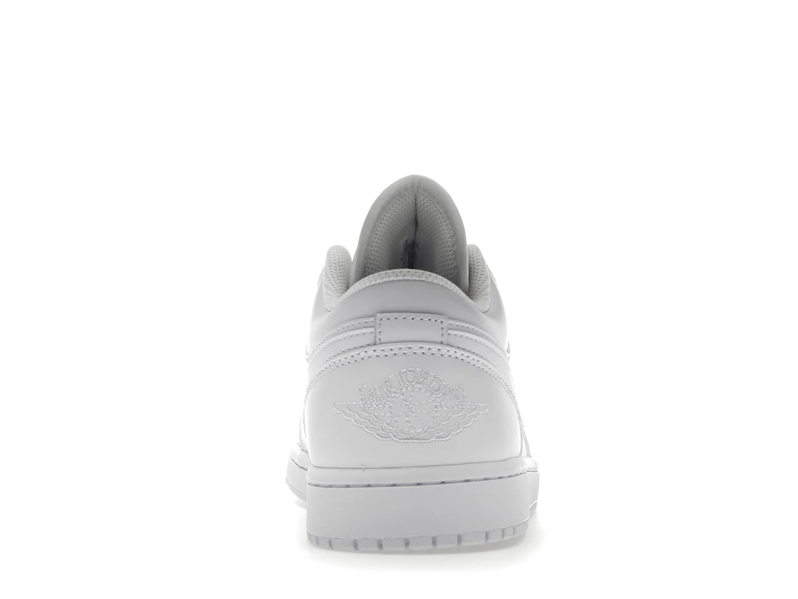 Vue 28 de Jordan 1 Low Triple White