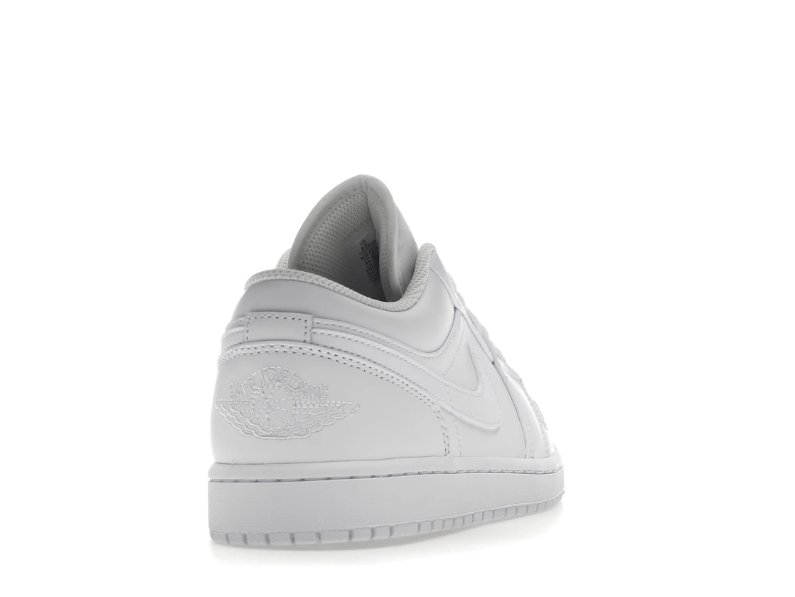 Vue 30 de Jordan 1 Low Triple White