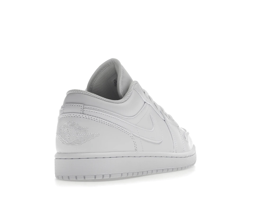 Vue 31 de Jordan 1 Low Triple White