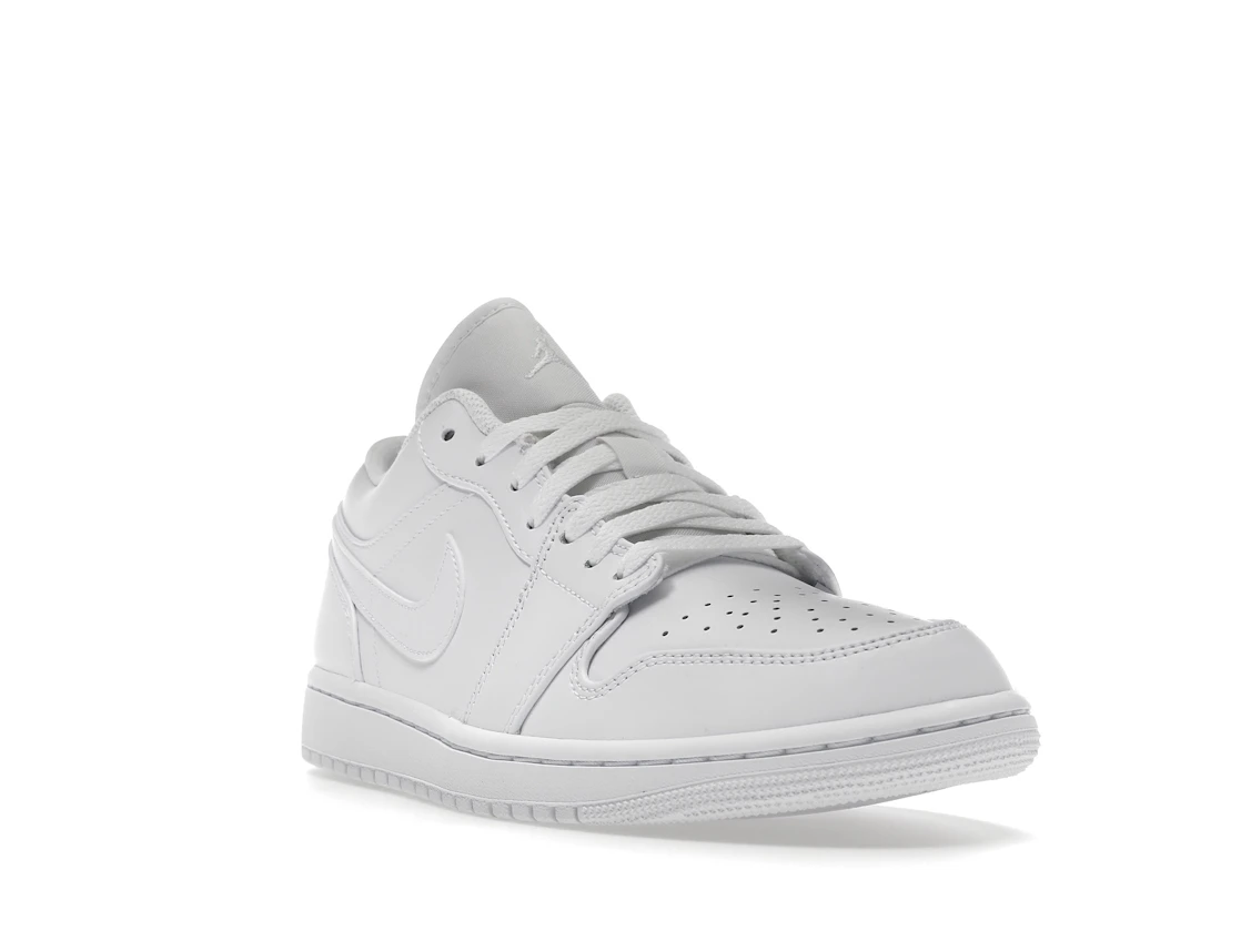 Vue 7 de Jordan 1 Low Triple White