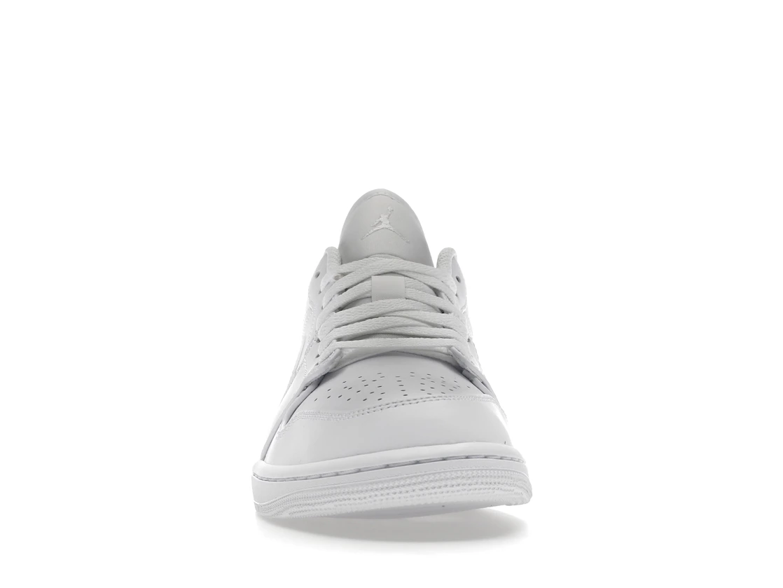 Vue 10 de Jordan 1 Low Triple White