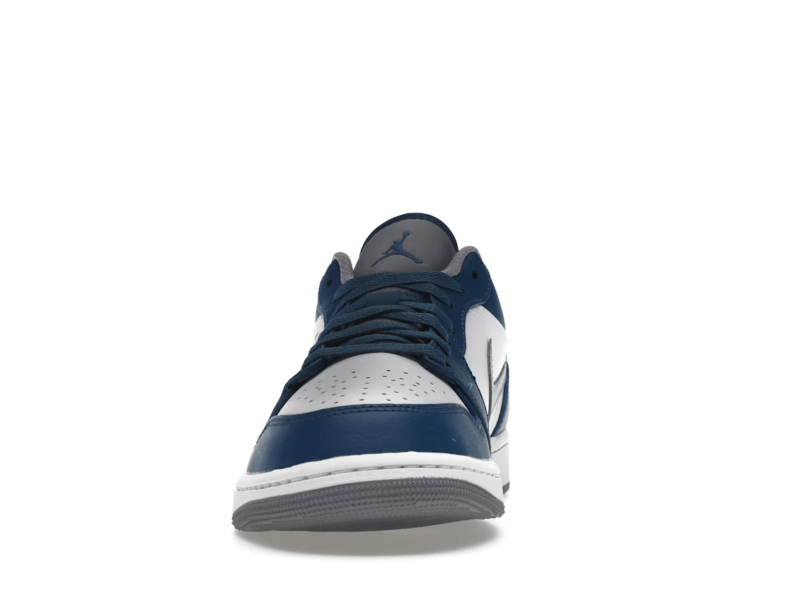 Vue 11 de Jordan 1 Low True Blue