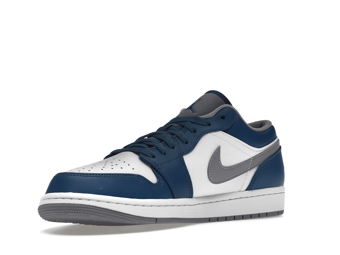 Vue 15 de Jordan 1 Low True Blue