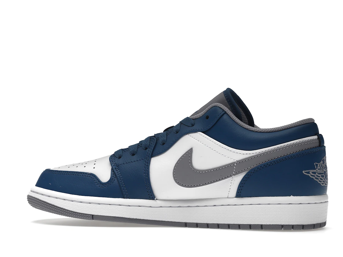 Vue 21 de Jordan 1 Low True Blue