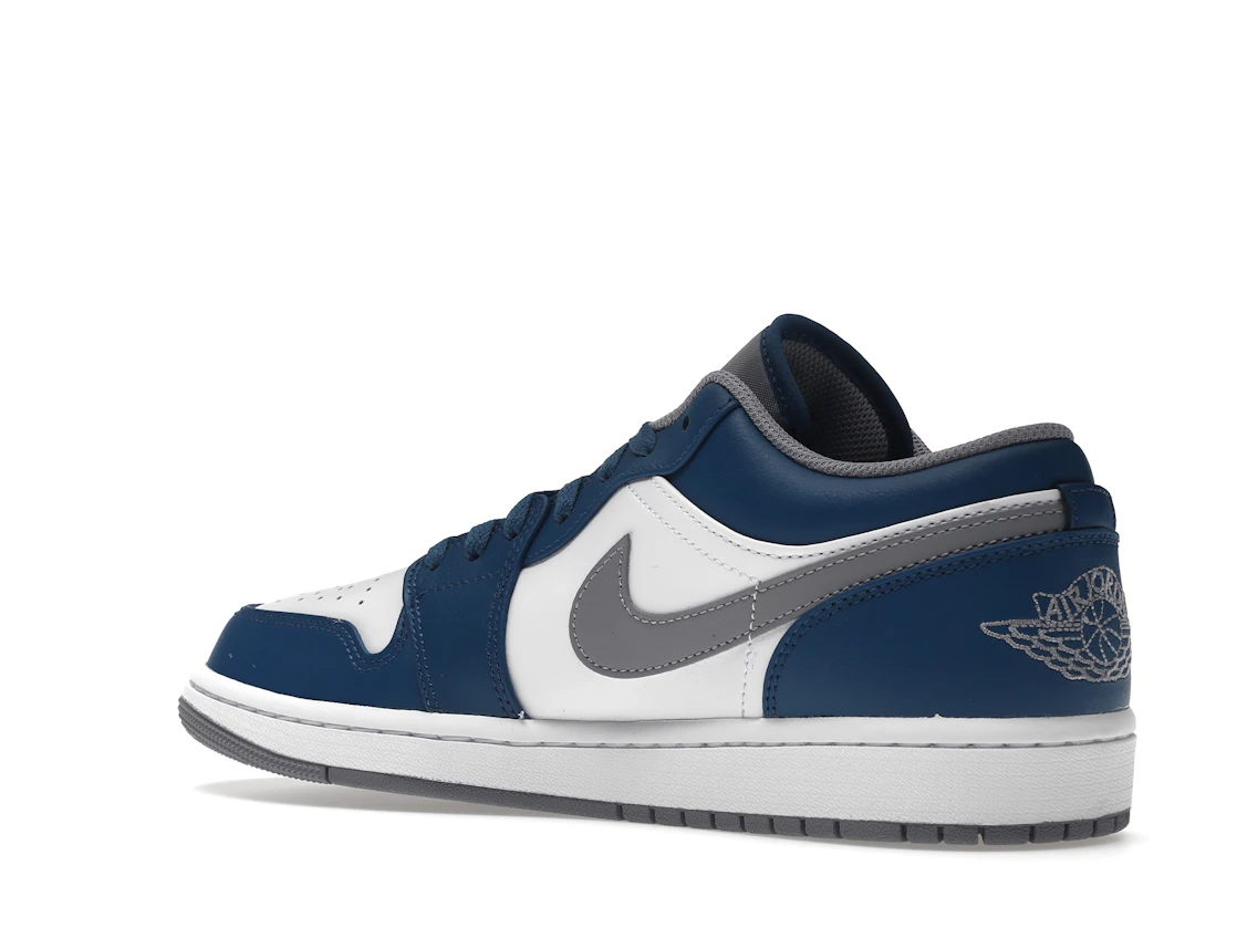 Vue 23 de Jordan 1 Low True Blue