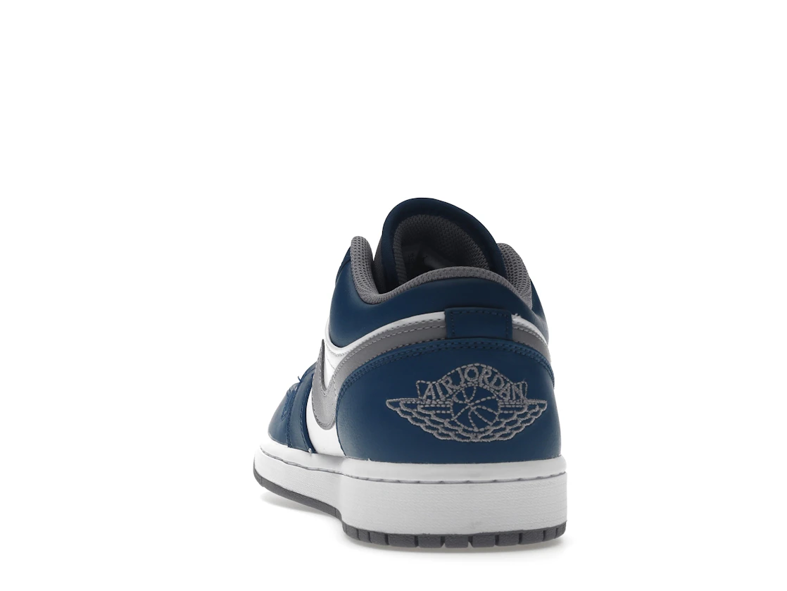 Vue 27 de Jordan 1 Low True Blue